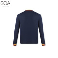 20ALM019Customize striped men plain sweater pullover knitwear sweater